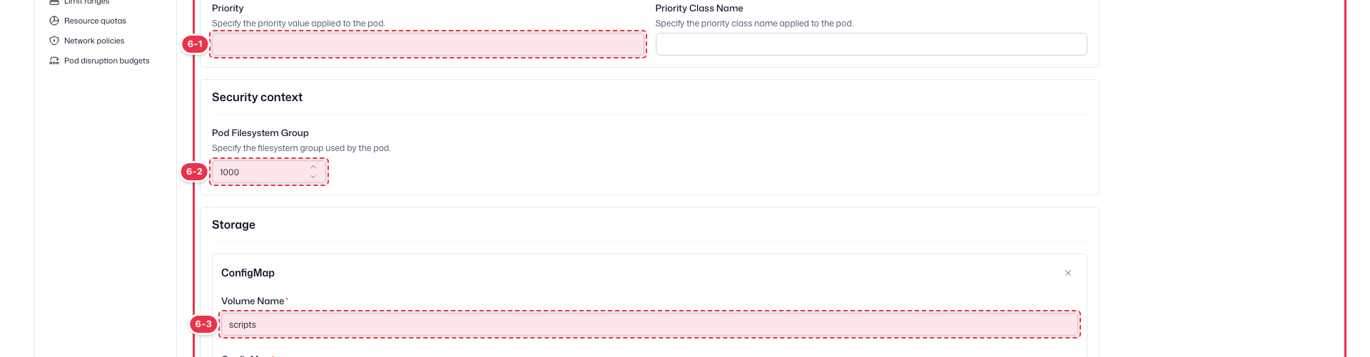 Edit Config: Pod (3)