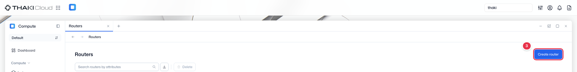 Create router